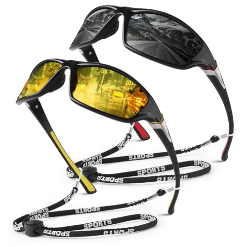 C Black Red Frame/Smoke Lens+black Yellow Frame/Night Vision Lens