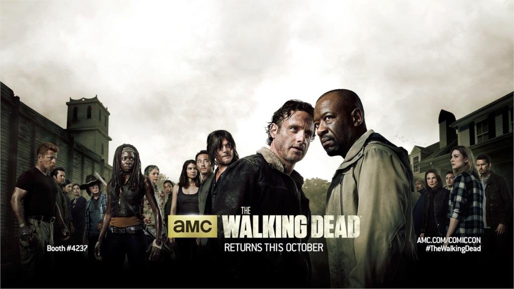 The Walking Dead Season 6 Poster - 24x36 Inch Silk Fabric Canvas Print - 4 Size Options - Perfect for Home Theater, Game Room & Office Decor