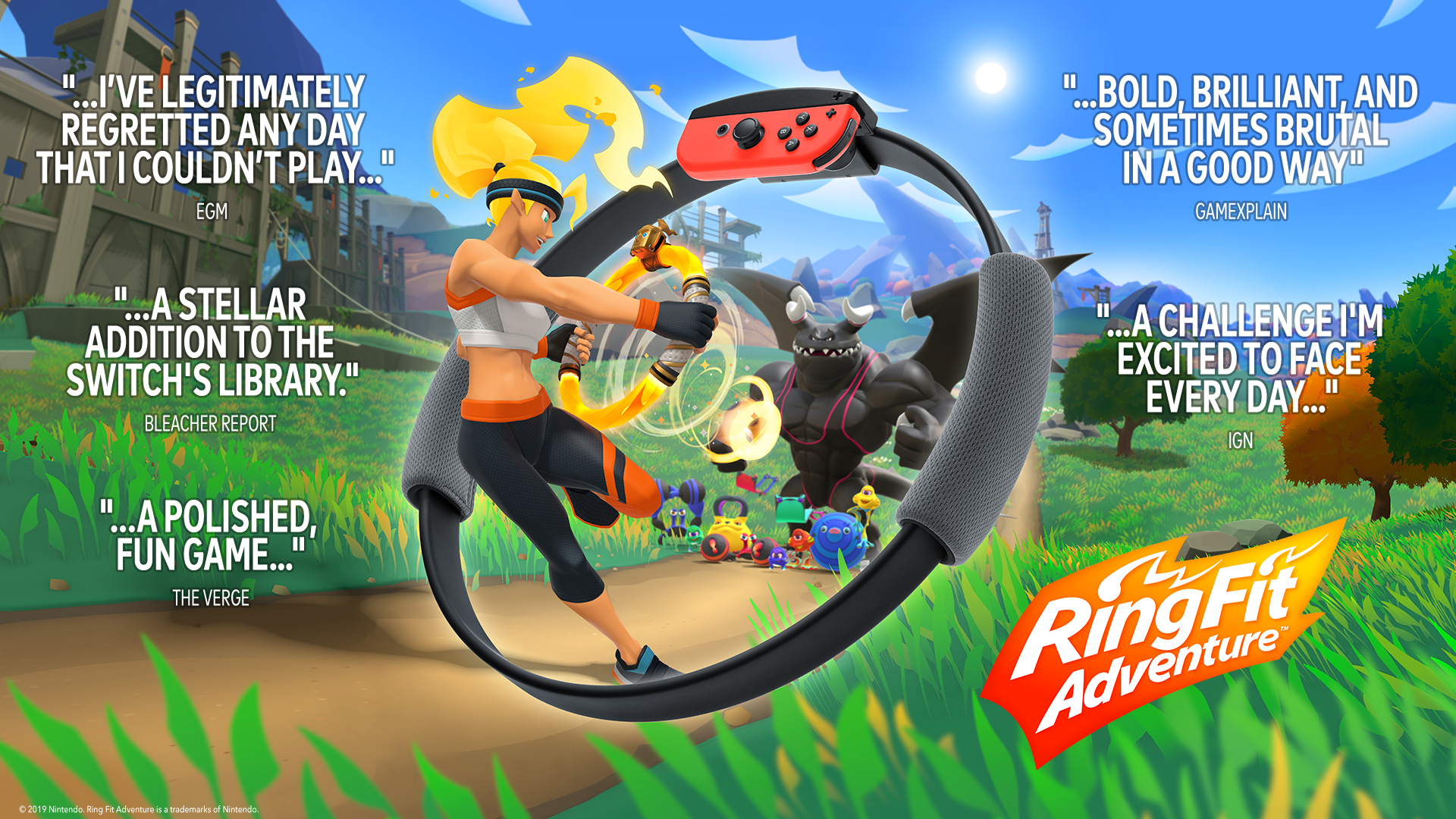 Ring Fit Adventure for Nintendo Switch - Fitness Game with Motion Controls | Home Workout & Exercise Gaming Experience