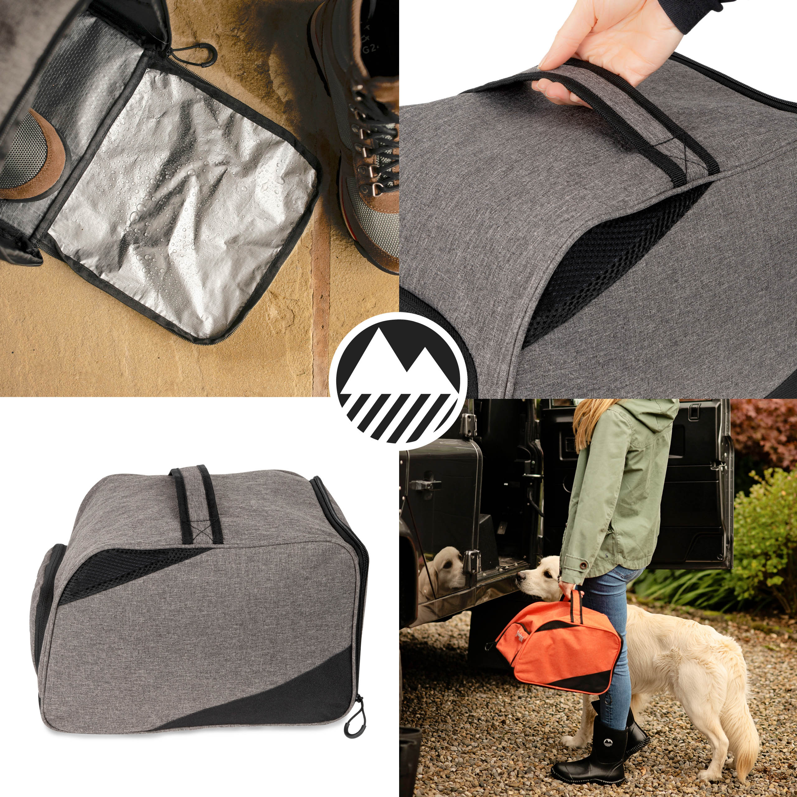 Breathable Walking Boot Bag for Men & Women - Waterproof Shoe Storage for Hiking, Travel & Sports - Durable & Lightweight Shoe Protector