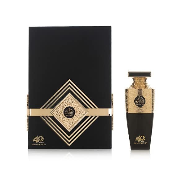 Arabian Oud MADAWI GOLD 100ml Unisex Eau de Parfum - Cardamom, Pineapple, Tonka Bean & Vanilla Gourmand Oriental Fragrance | Luxury Perfume for Men & Women | Perfect for Date Night, Special Occasions & Daily Wear