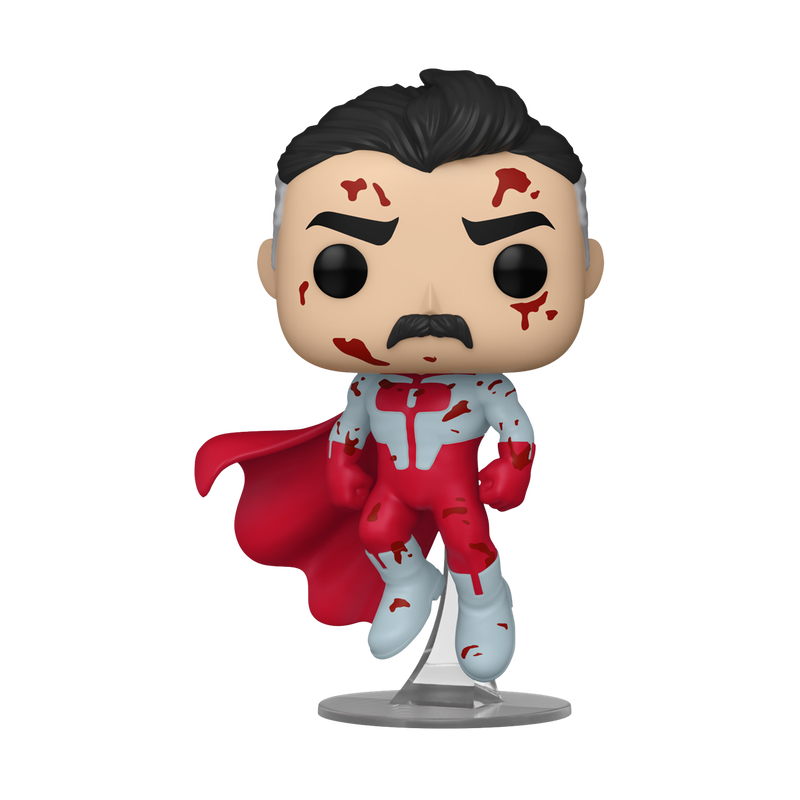 Invincible Omni Man (Bloody) Action Figure #1500 - Collectible Comic Book Character Statue for Display & Gifts