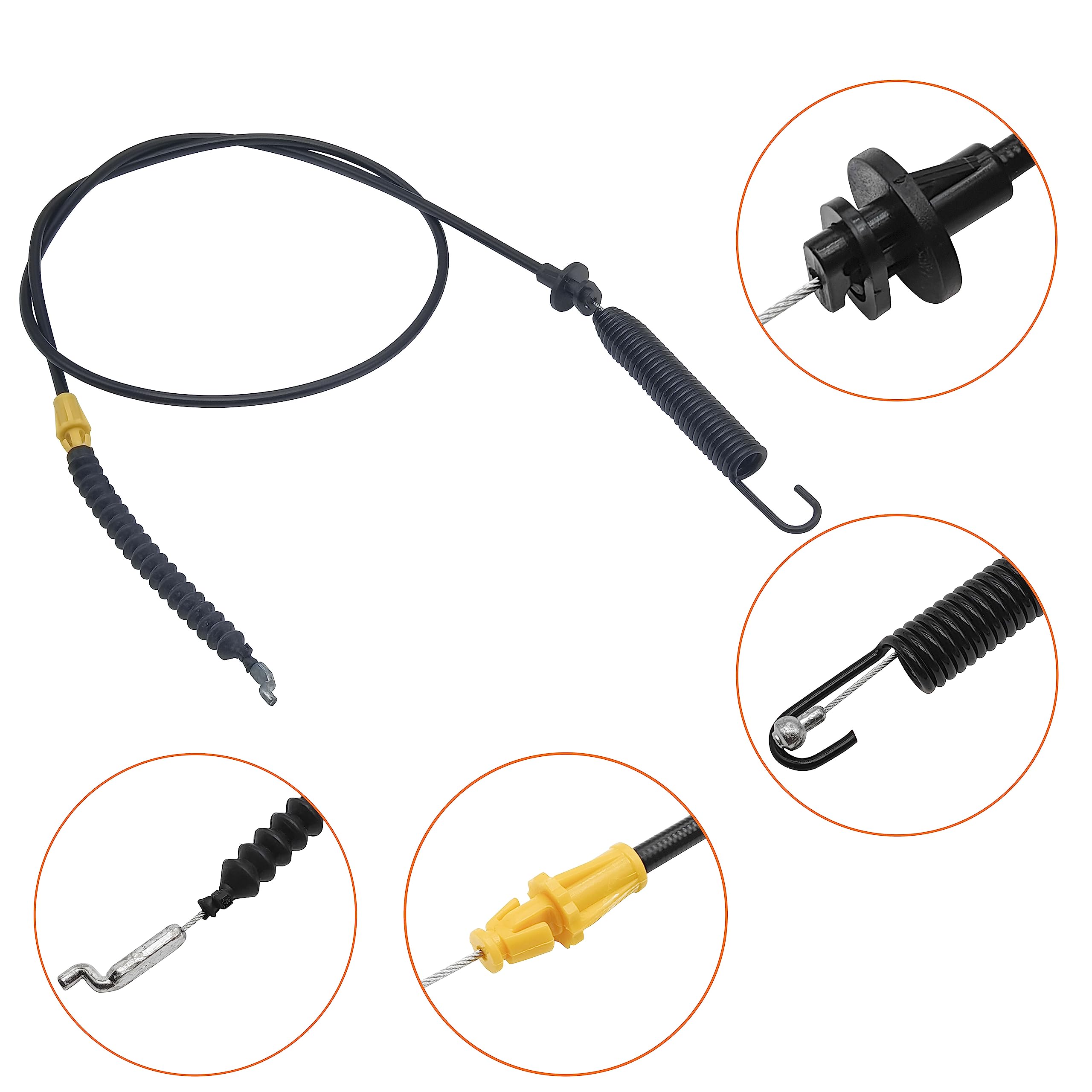 **Cub Cadet LTX 1040 1042 1045 1046 1046M 1050KH Lawn Mower Deck Engagement Cable 946-04618C Replacement Part for Smooth Mower Operation**    *(Perfect for maintaining your lawn mower's deck engagement system, ensuring reliable performance for home and professional landscaping.)*