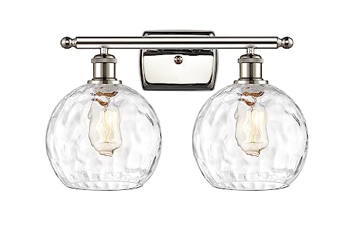 Polished Nickel / Clear Water Glass