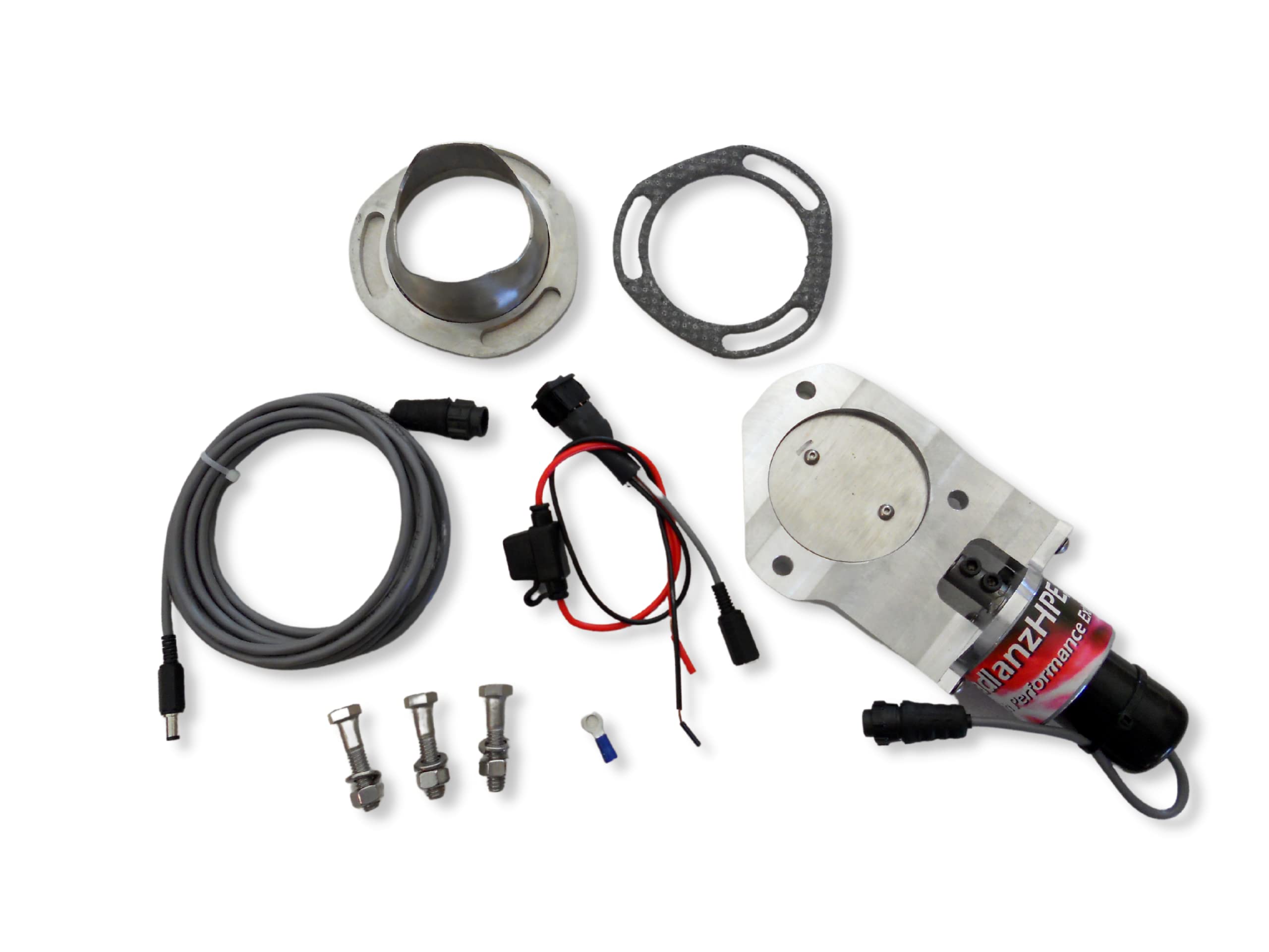 2.75 Inch Single Electric Cutout - Low Profile Performance Exhaust for Cars & Trucks - Perfect for Racing, Off-Road & Custom Builds