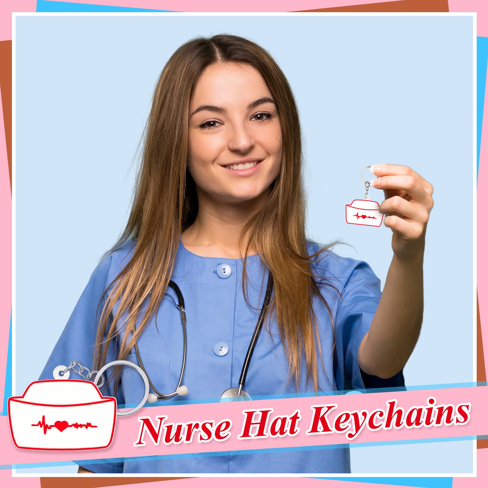 Henoyso 36 Pcs Nurse Keychain Set - Perfect Nurses Week Appreciation Gifts for Women & Men - Thank You Medical Graduation & Coworker Gifts - Ideal for Healthcare Professionals, Hospitals & Nursing Schools