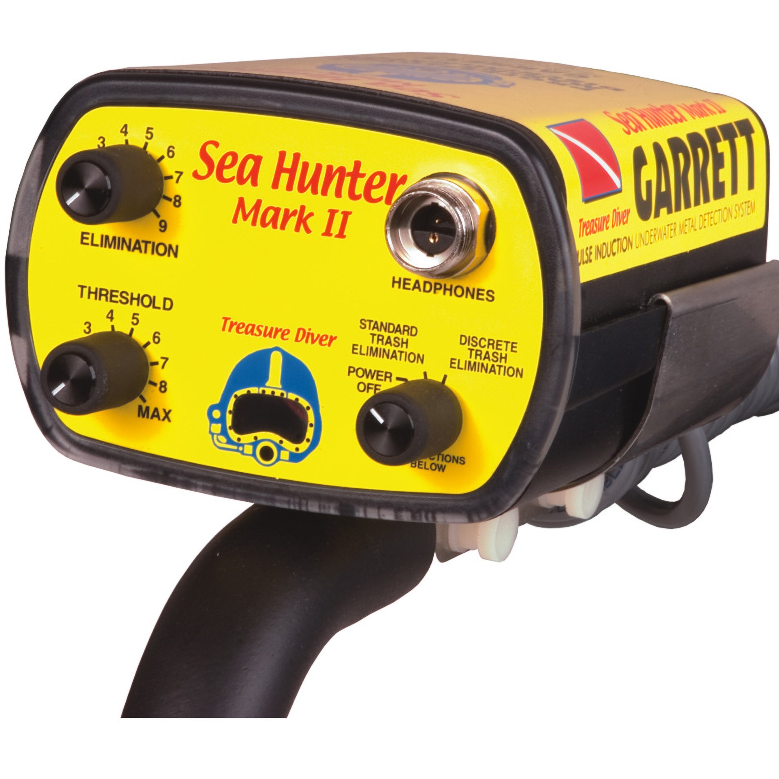 Garrett Sea Hunter MK II Underwater Metal Detector - Professional Waterproof Metal Detecting Equipment for Scuba Diving, Beach Hunting & Treasure Hunting | Saltwater & Freshwater Use