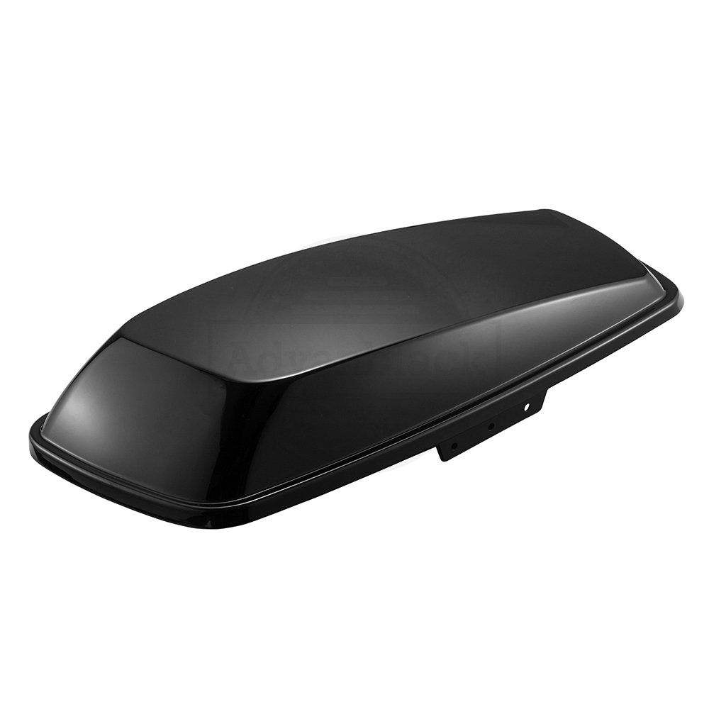 US Stock Motorcycle Saddlebag Lids for 2014+ Harley Touring FLH Models - Unpainted Replacement Parts | Perfect for Long-Distance Riding & Customization