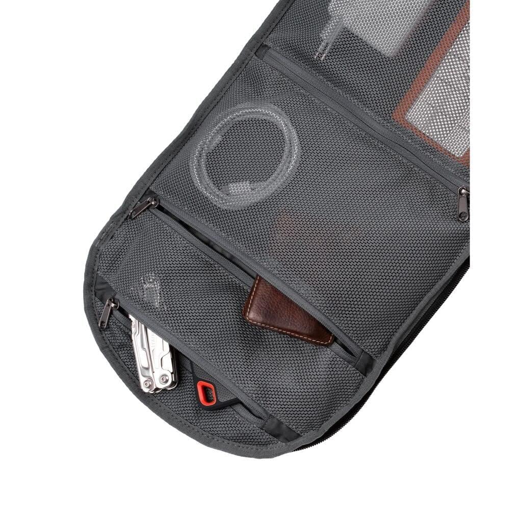 Db Journey Ramverk Durable Travel Backpack 21L - Waterproof Laptop Backpack with USB Charging Port & Roller Bag Hook System - Perfect for Business Travel, Commuting & Weekend Getaways (Blackout)