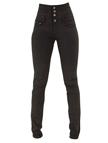 Andongnywell Women's High Waist Slim Jeans - Casual & Stylish for Everyday Wear