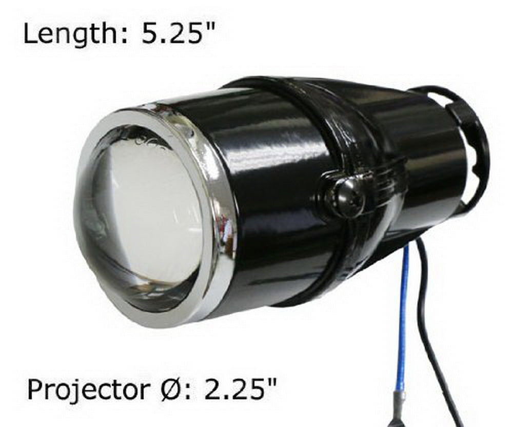 2.25 Inch Bullet Projector Fog Lights - Universal Fit for Cars, SUVs, Trucks & Motorcycles - Durable LED Auxiliary Lights for Off-Road, Night Driving & Bad Weather Conditions