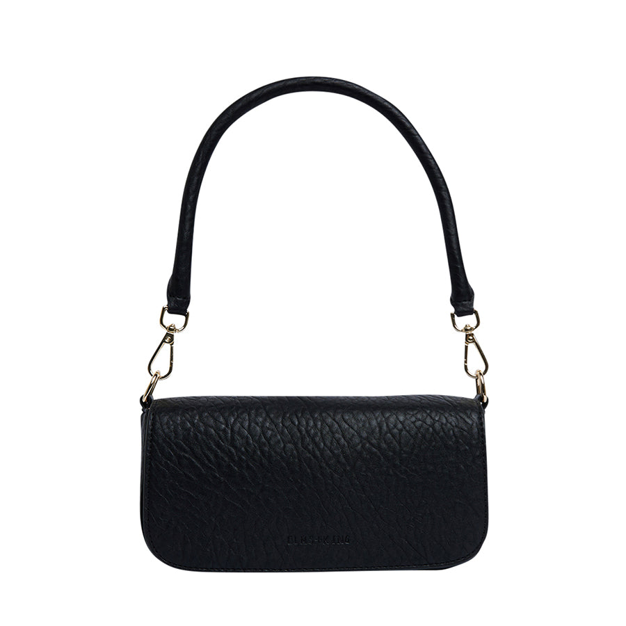 CALABRIA BAGUETTE BAG - Stylish Black Leather Shoulder Bag for Women | Perfect for Work, Travel & Everyday Use
