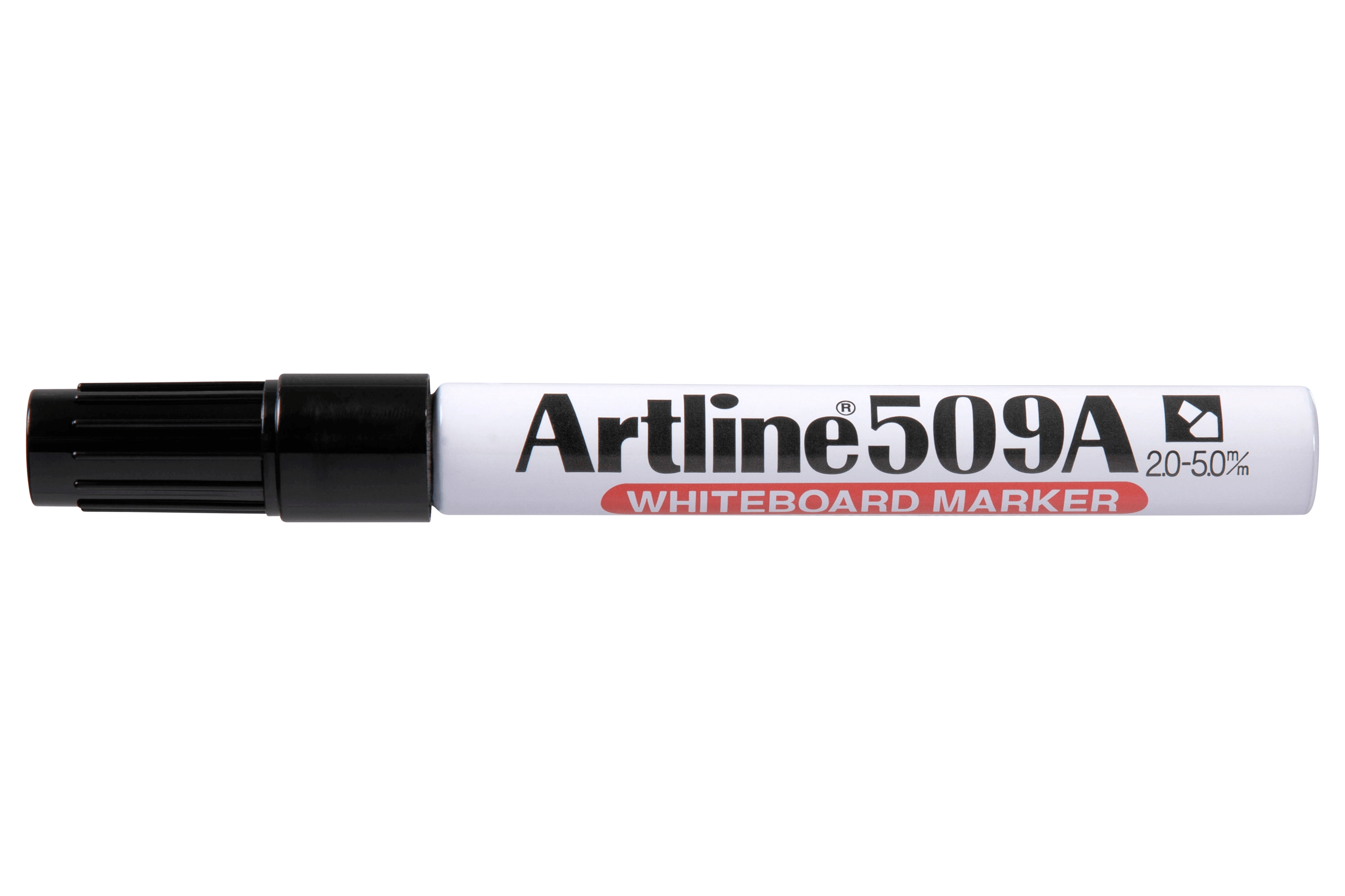 Artline 509A Whiteboard Marker - 5mm Chisel Tip, Black Ink, Pack of 12 - Perfect for Office, Classroom & Home Use