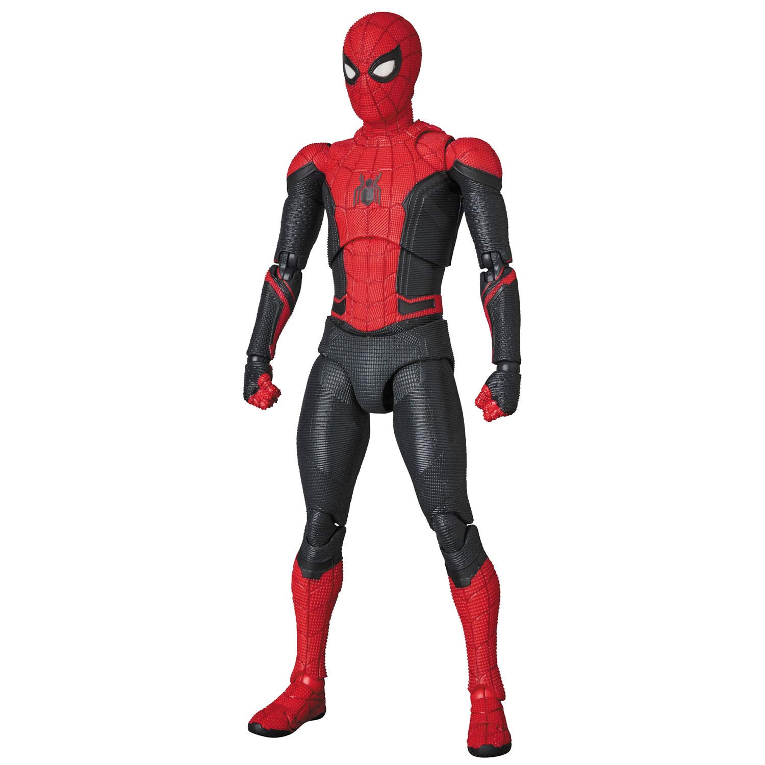MAFEX No.113 Spider-Man Upgraded Suit Action Figure - Far from Home Movie Collectible for Display & Play | Superhero Toy Gift for Fans & Collectors