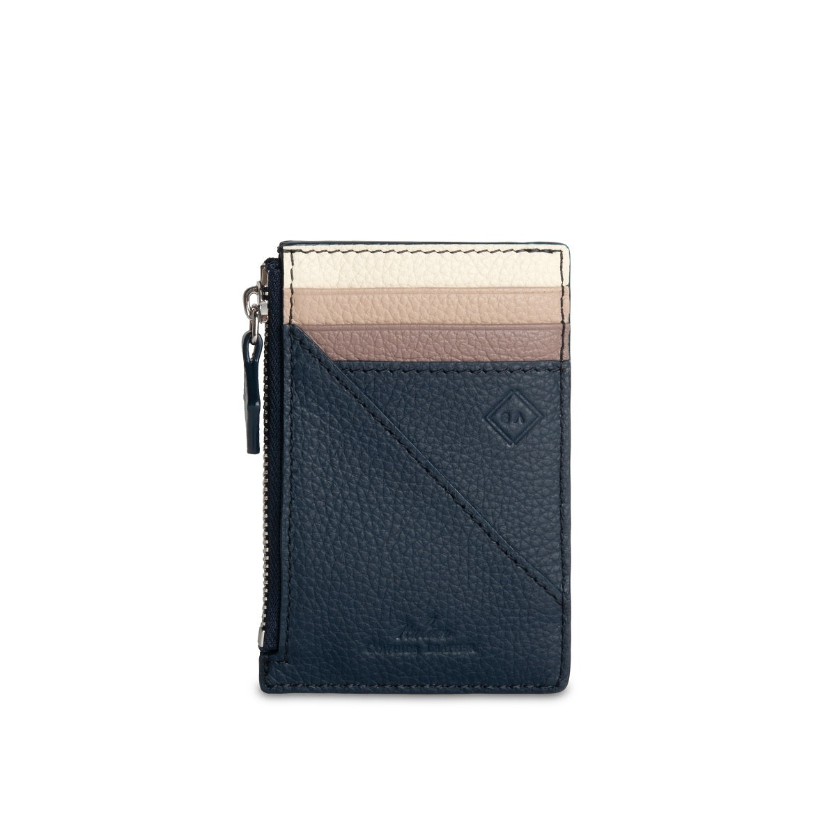 Samuel Ashley x Pantone Leather Key Purse - Premium Genuine Leather Keychain Wallet for Women & Men - Perfect for Travel, Office, and Everyday Use