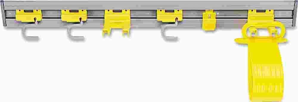 Rubbermaid RCP199300GY Closet Organizer & Tool Holder - Space Saving Storage Solution for Home, Garage, and Office Organization