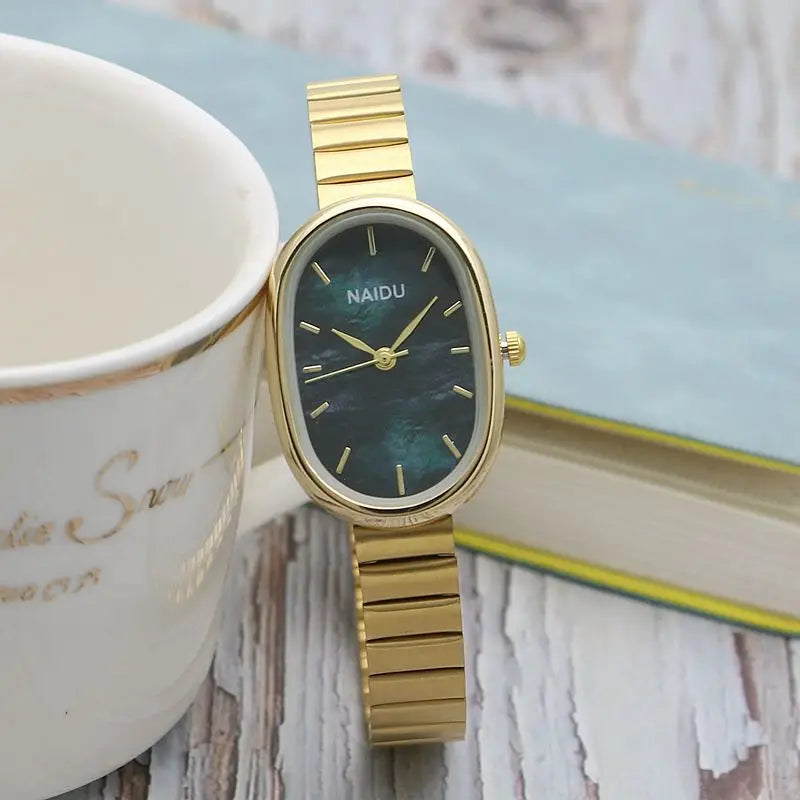 Elegant Roman Numeral Watch for Women - Stylish Analog Wristwatch with Leather Band - Perfect for Office, Casual Wear & Special Occasions