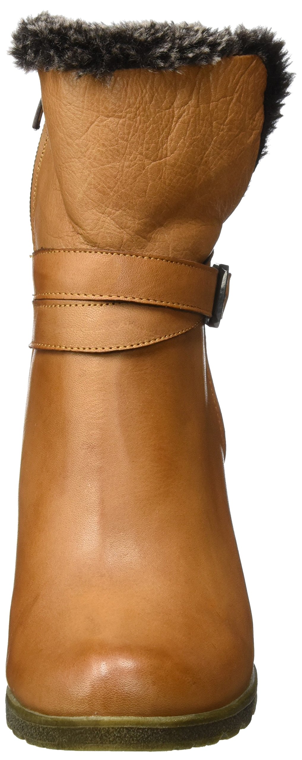 Andrea Conti Women's Ankle Boots - Stylish Leather Booties for Fall & Winter | Comfortable Low Heel Chelsea Boots for Casual Outfits & Office Wear