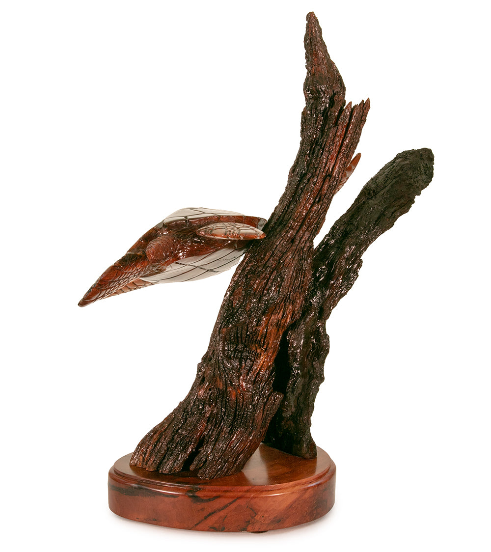 Handcrafted Koa Wood Sculpture - Reef Residents by Craig Nichols | Unique Hawaiian Art, Home Decor, Office Desk Display, Gift for Art Lovers