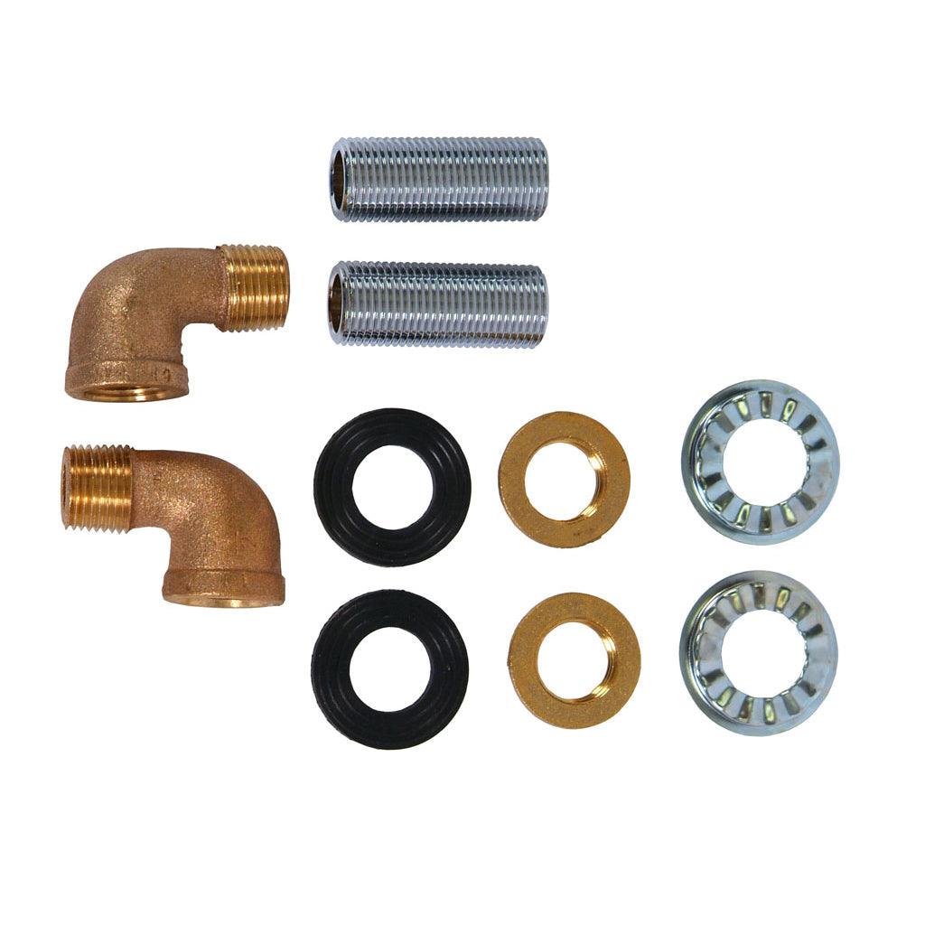 BK SMMK 90 Splash/Deck Mount Faucet Mounting Kit - Universal Faucet Installation Kit for Kitchen & Bathroom Sinks - Easy DIY Faucet Replacement & Repair Solution