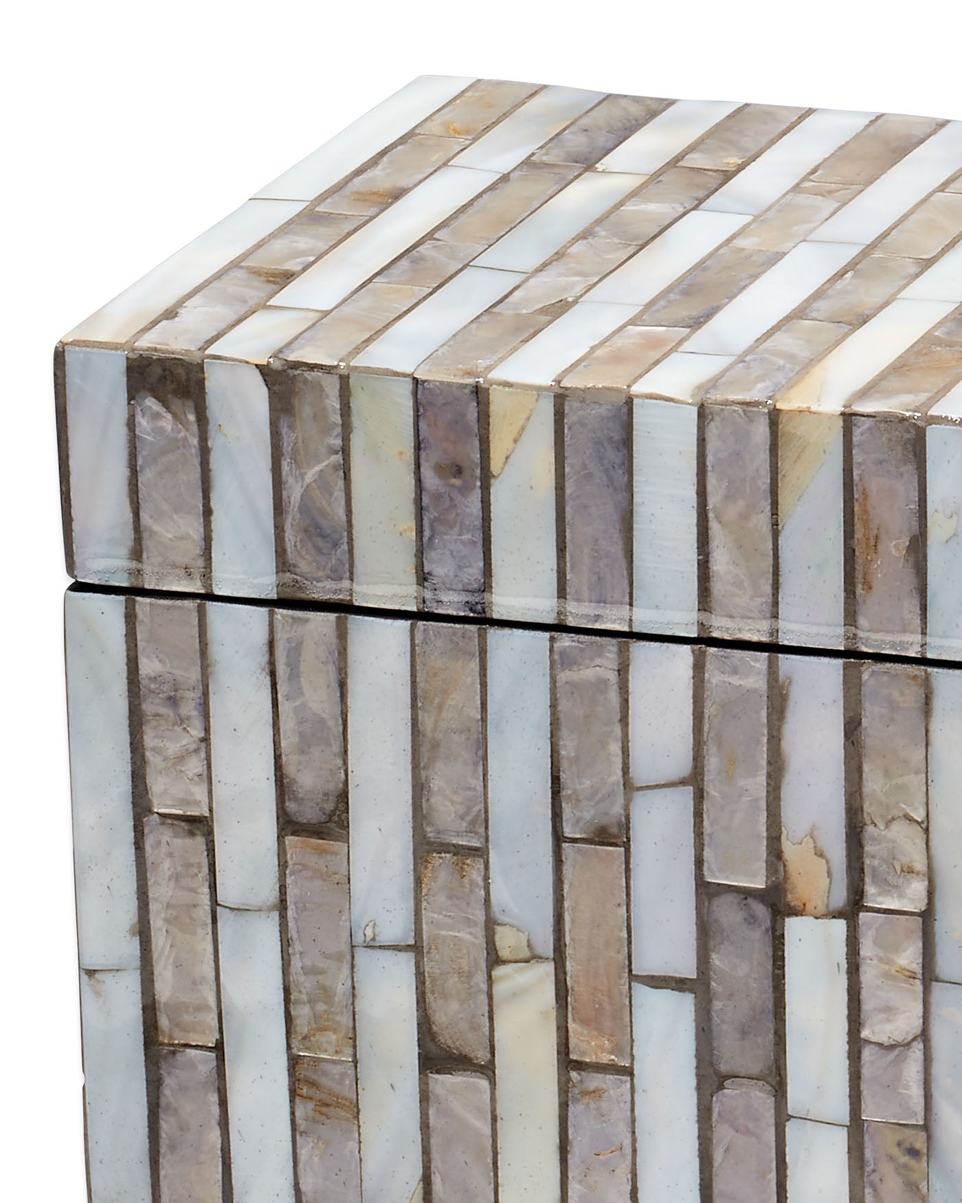 Roosevelt Box Mixed Grey - Stylish Storage Solution for Home, Office & Dorm Organization | Perfect for Books, Toys & Decor