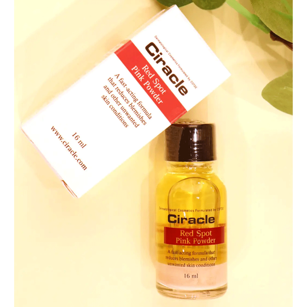 Ciracle Red Spot Pink Powder 16ml (3-Pack) - Acne Treatment & Blemish Control for Clear Skin | Perfect for Travel & Daily Skincare Routine