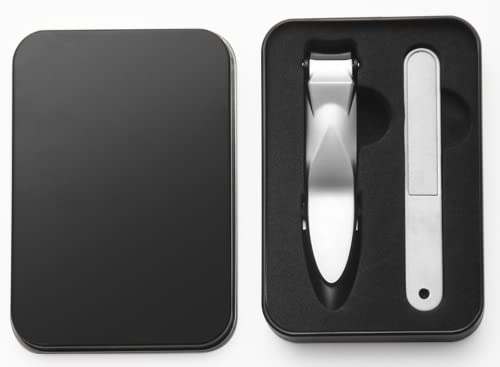 **Premium Stainless Steel Nail Clippers for Adults - Portable Folding Manicure & Pedicure Tool for Toenails & Fingernails - Multi-Function Nail Cutter for Travel, Home, and Salon Use**