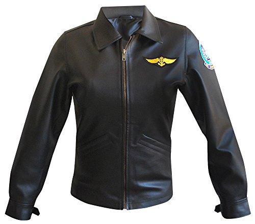 A) Black Faux Leather Jacket