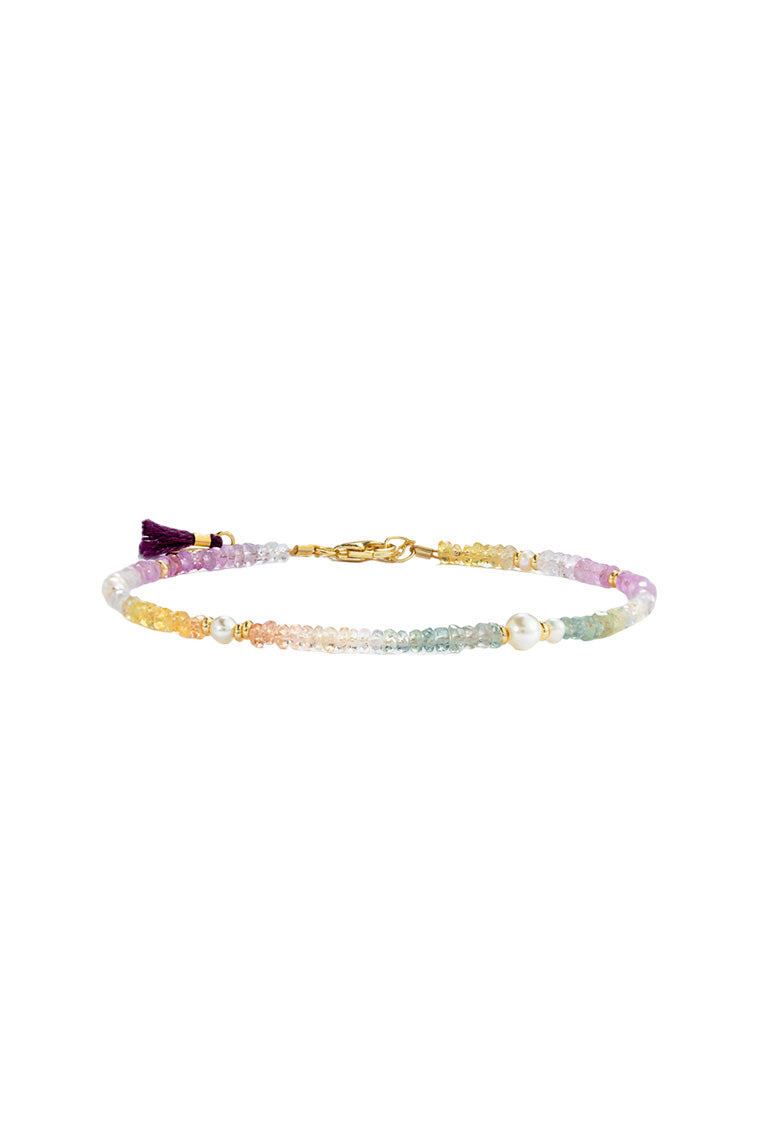 Shashi Ella Gemstone Bracelet for Women - Handmade Beaded Healing Crystal Jewelry for Meditation, Yoga & Positive Energy | Boho Chic Fashion Accessory Gift