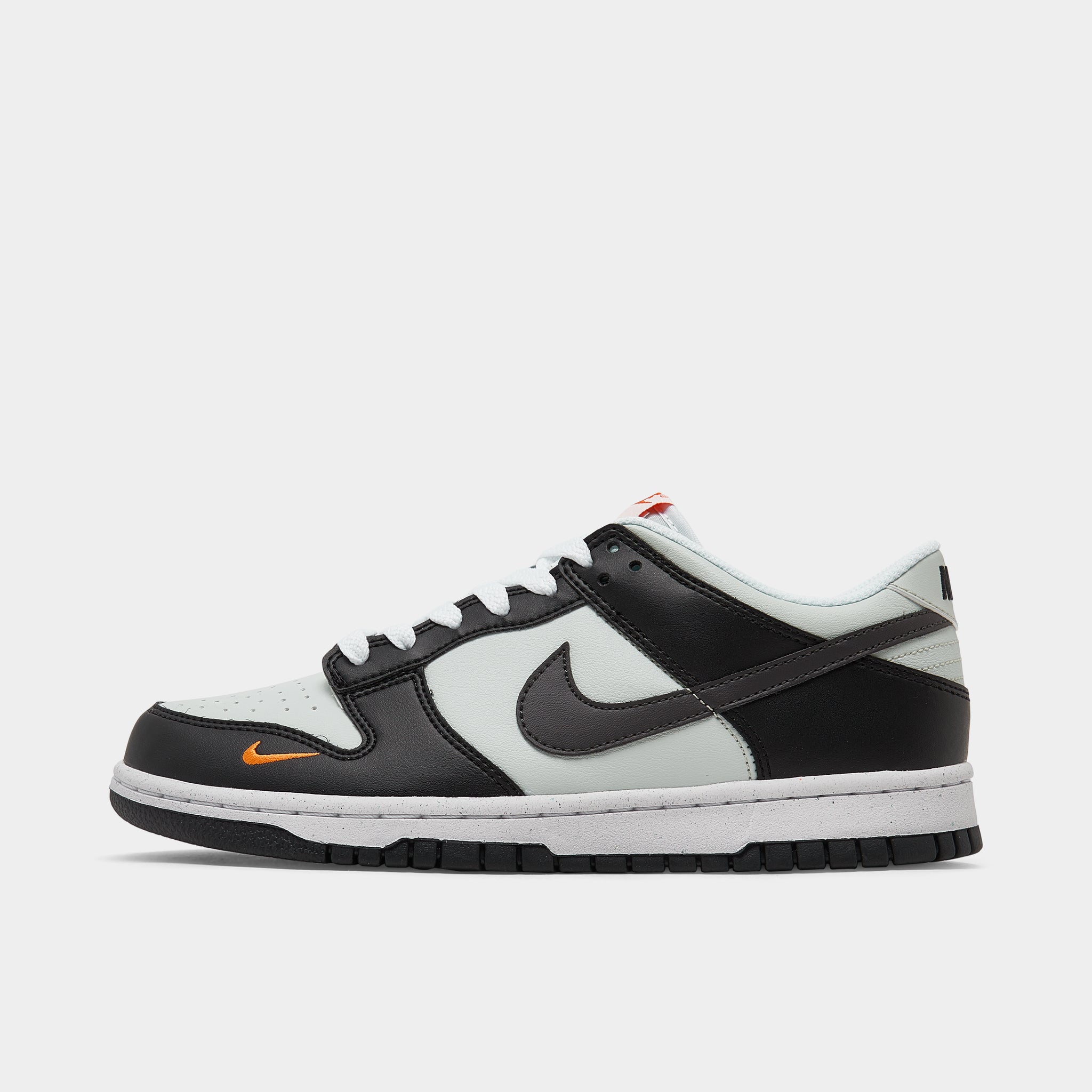 Nike Dunk Low GS Sneakers for Girls - Black & Light Grey Casual Shoes for School, Sports & Everyday Wear