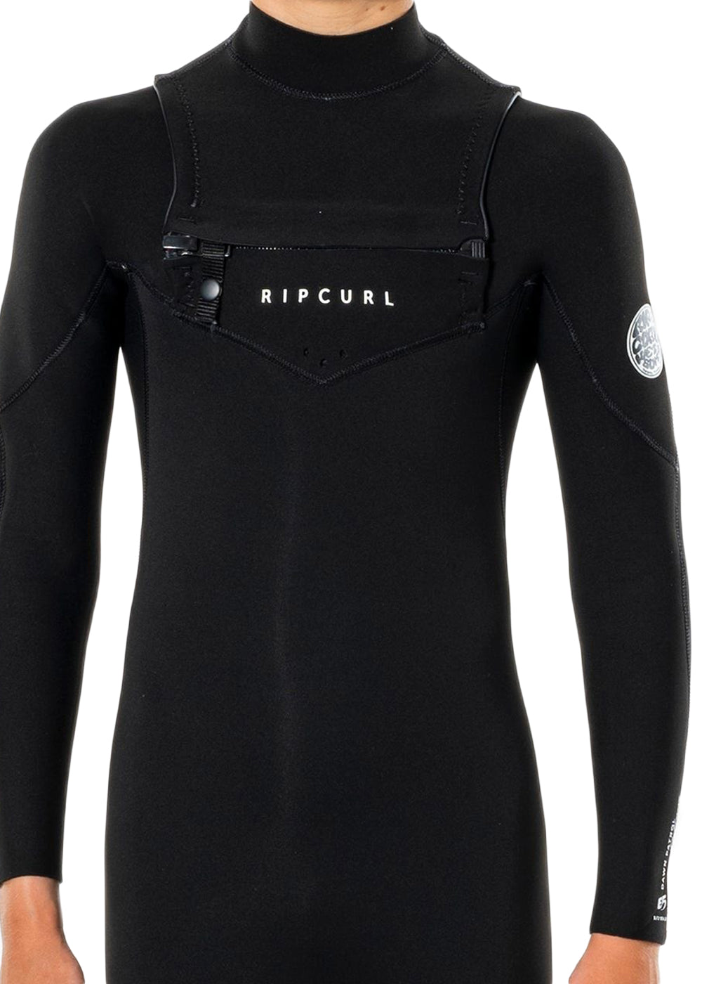 Rip Curl Youth Dawn Patrol 3/2mm Chest Zip Steamer Wetsuit for Kids - Warm & Flexible Neoprene Surfing Suit for Cold Water - Perfect for Surfing, Diving & Water Sports