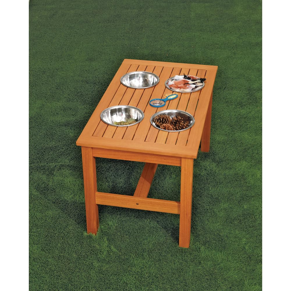 Best Sensory Activity Table for Outdoor Play - Kids Sand & Water Table with Lid - Sensory Mixing Table for Toddlers - Perfect for Backyard, Daycare & Preschool Learning Activities