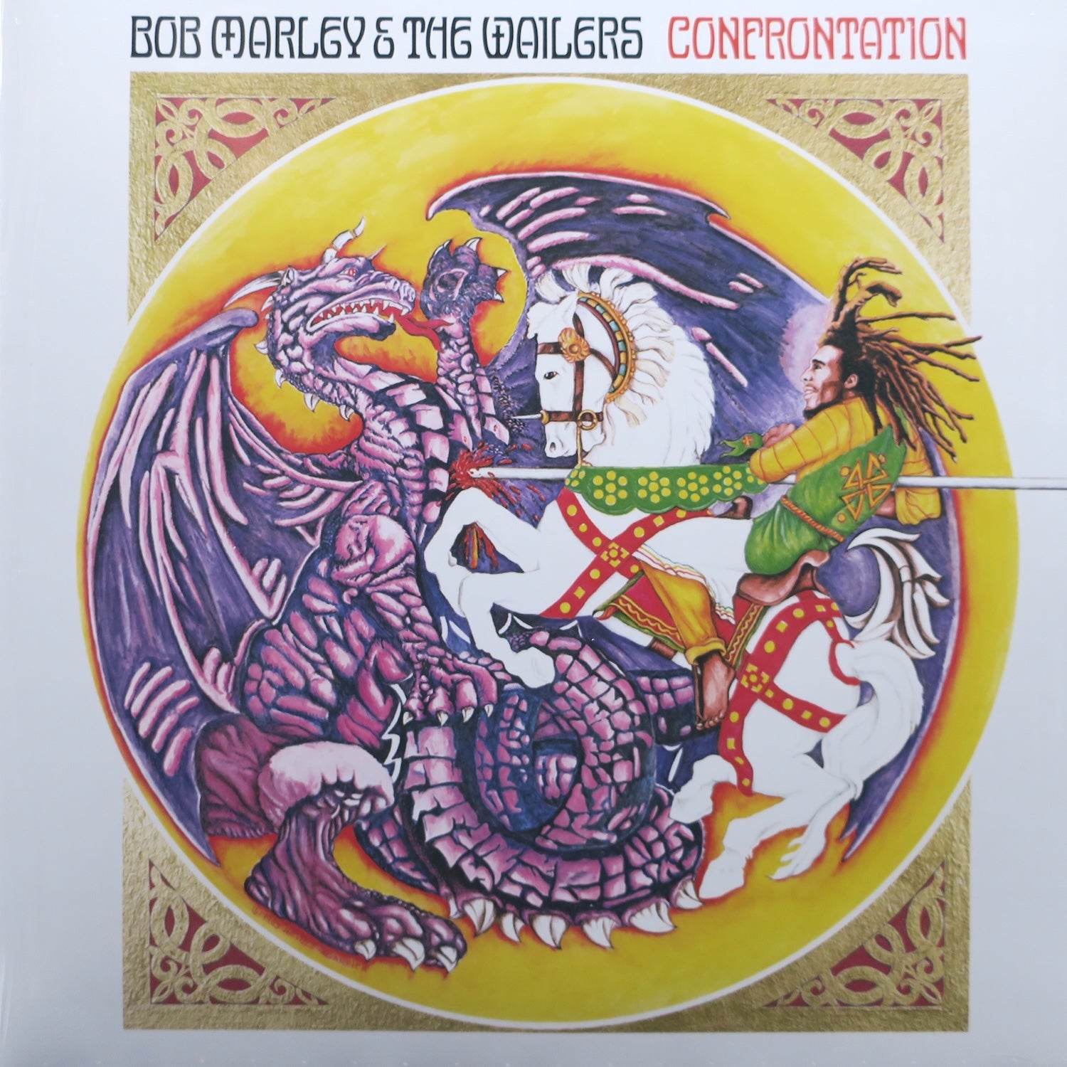 Bob Marley & The Wailers 'Confrontation' Vinyl LP Record - Classic Reggae Music Album for Collectors & Music Lovers - Perfect for Home Listening & Vinyl Collections