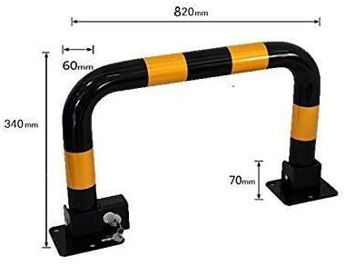 Heavy Duty Parking Lock - Anti-Theft Triangle Parking Barrier for Cars & Vehicles (820x340mm) | Secure Parking Spaces, Prevent Unauthorized Parking | Ideal for Residential Driveways, Commercial Lots & Transport Facilities