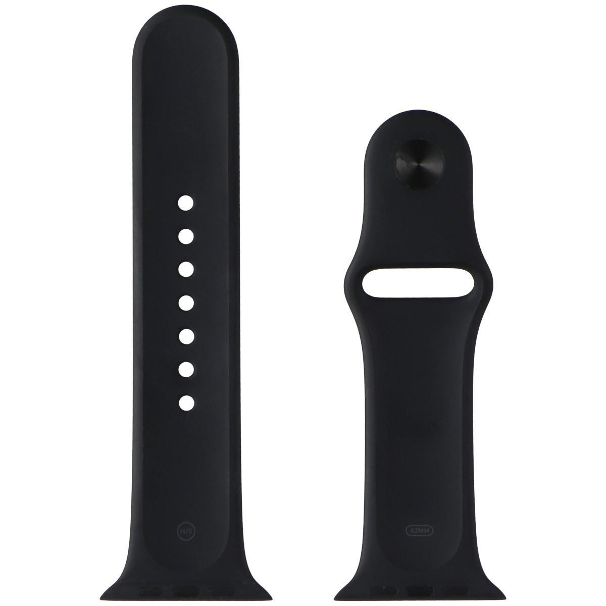 Apple Watch Sport Band 42mm/44mm/45mm - Black (S/M) | Compatible with Apple Watch Series 1-8 & SE | Perfect for Workouts, Running & Everyday Wear