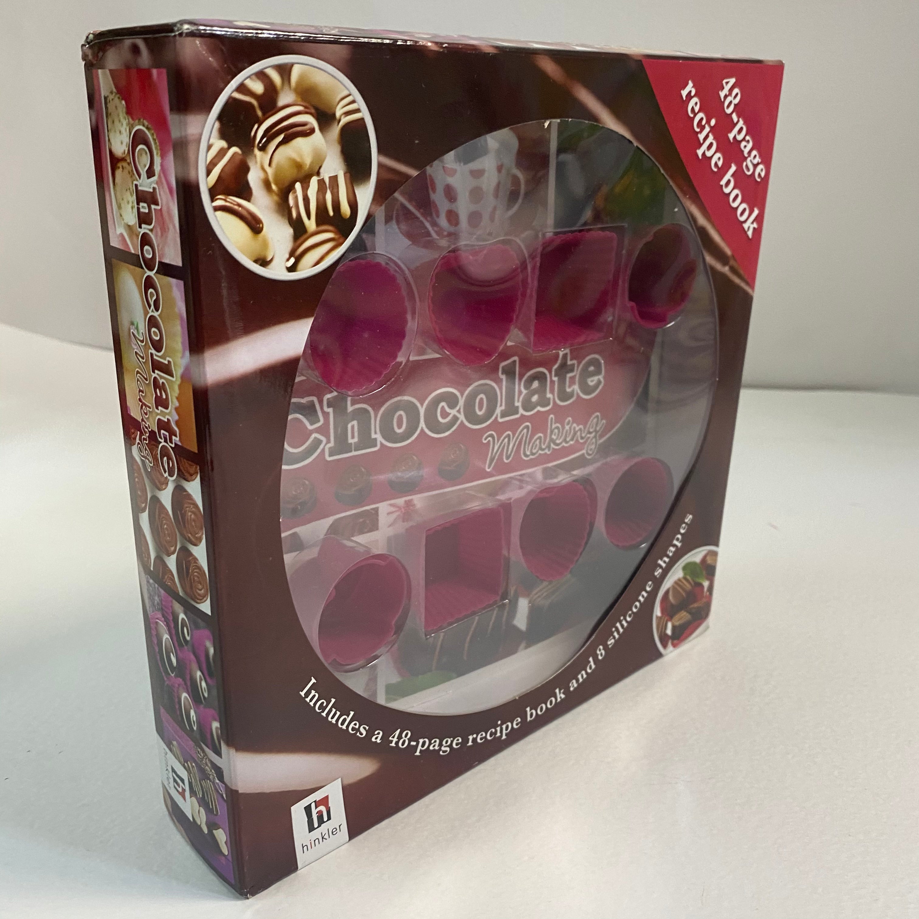 Premium Chocolate Making Kit with 48-Page Recipe Book & 8 Silicone Molds - DIY Homemade Candy, Gifts for Holidays, Parties & Family Fun