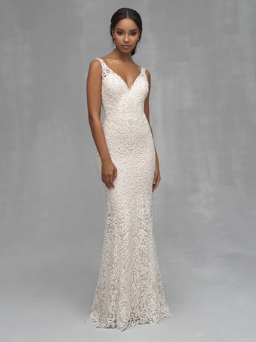 Allure Couture C532 Women's Dress Size 12 - Elegant Evening Gown for Parties, Weddings & Special Occasions
