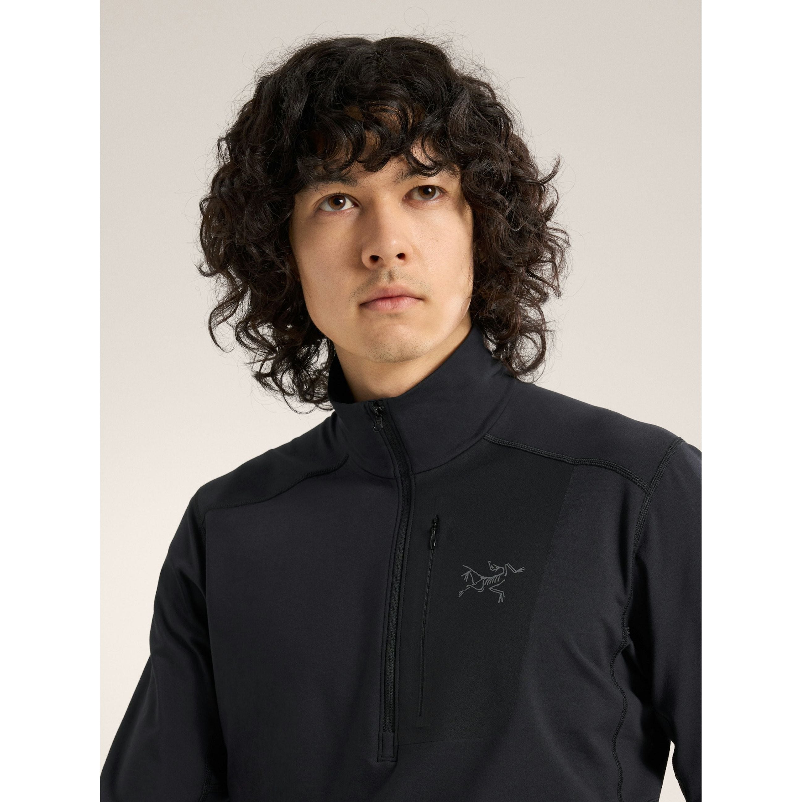 Arc'teryx Men's Rho LT Zip Neck Base Layer - Lightweight Merino Wool Thermal Shirt for Hiking, Skiing & Outdoor Activities