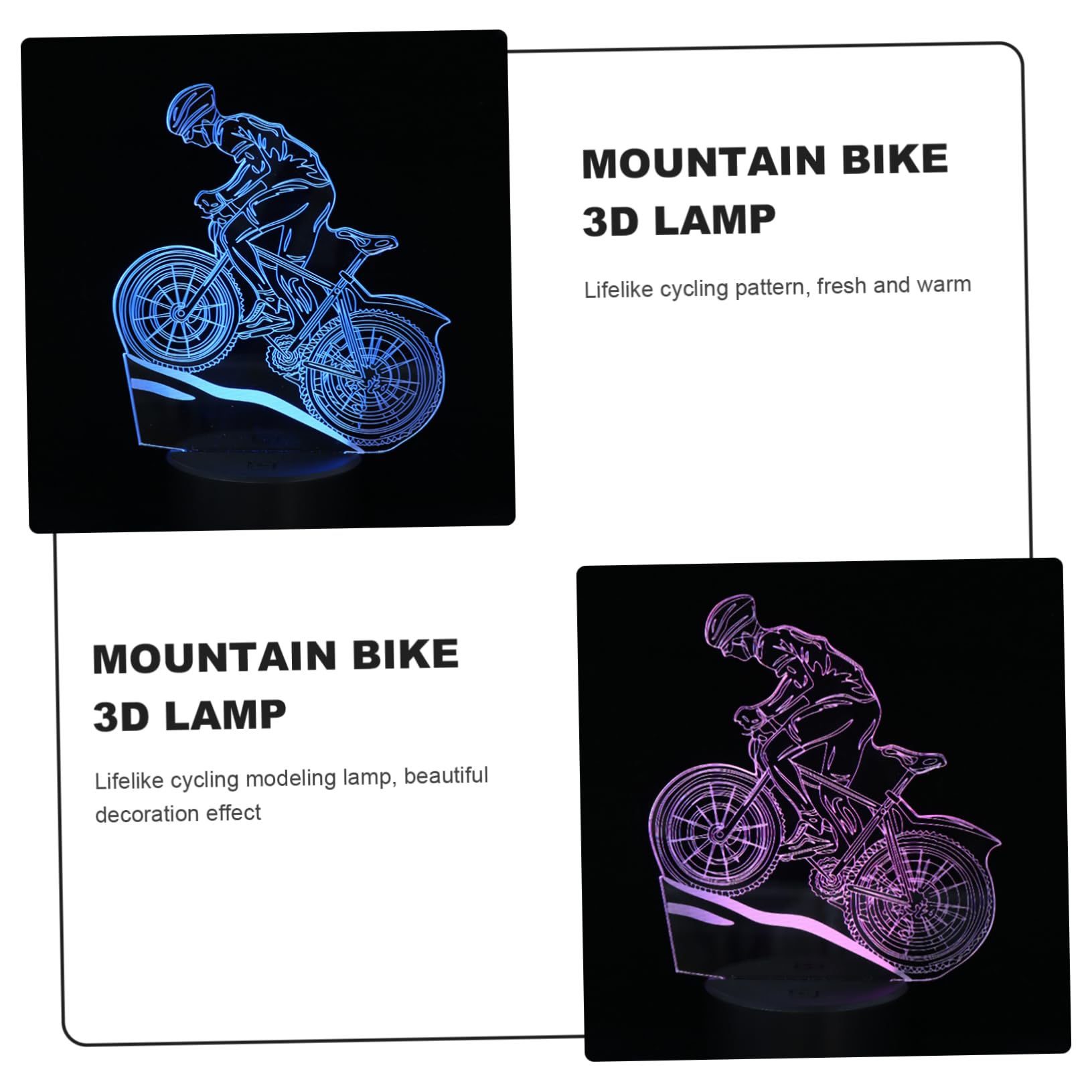 Gadpiparty LED Night Light with Cycling Patterns - Battery Operated Decorative Atmosphere Lamp for Bedroom, Nursery, or Party Decor