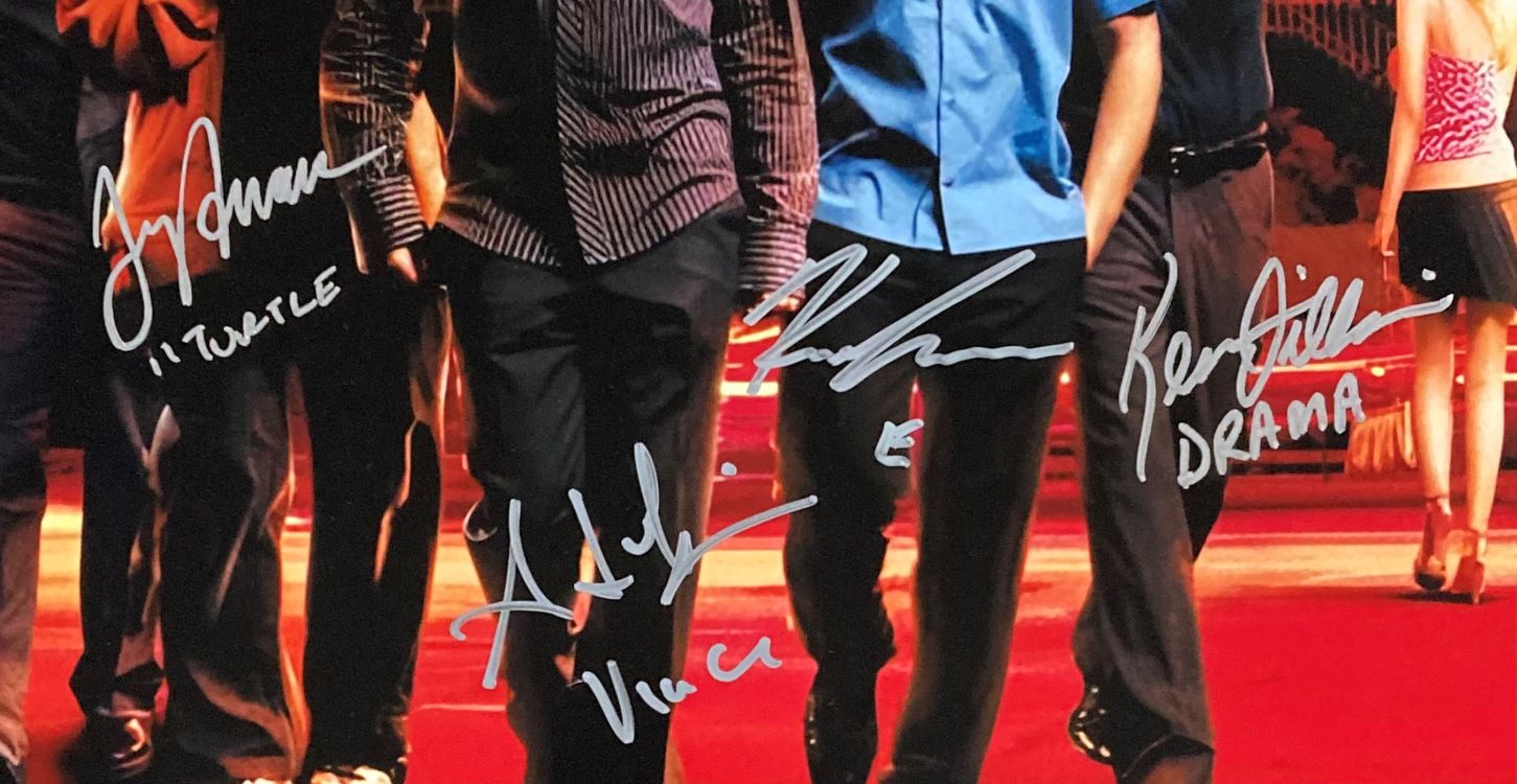 Entourage Cast Signed 16x20 Photo - Autographed by Adrien Grenier & Cast with JSA COA - Perfect for TV Show Memorabilia Collectors & Home Theater Decor