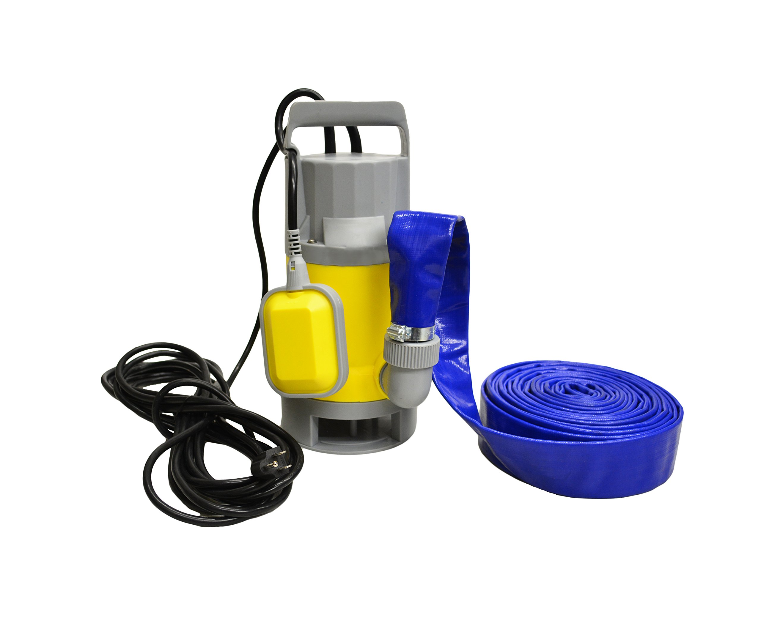 Submersible Water Pump with 25 Foot PVC Hose - Complete Kit for Ponds, Fountains, Aquariums & Irrigation Systems | High Efficiency & Durable Design