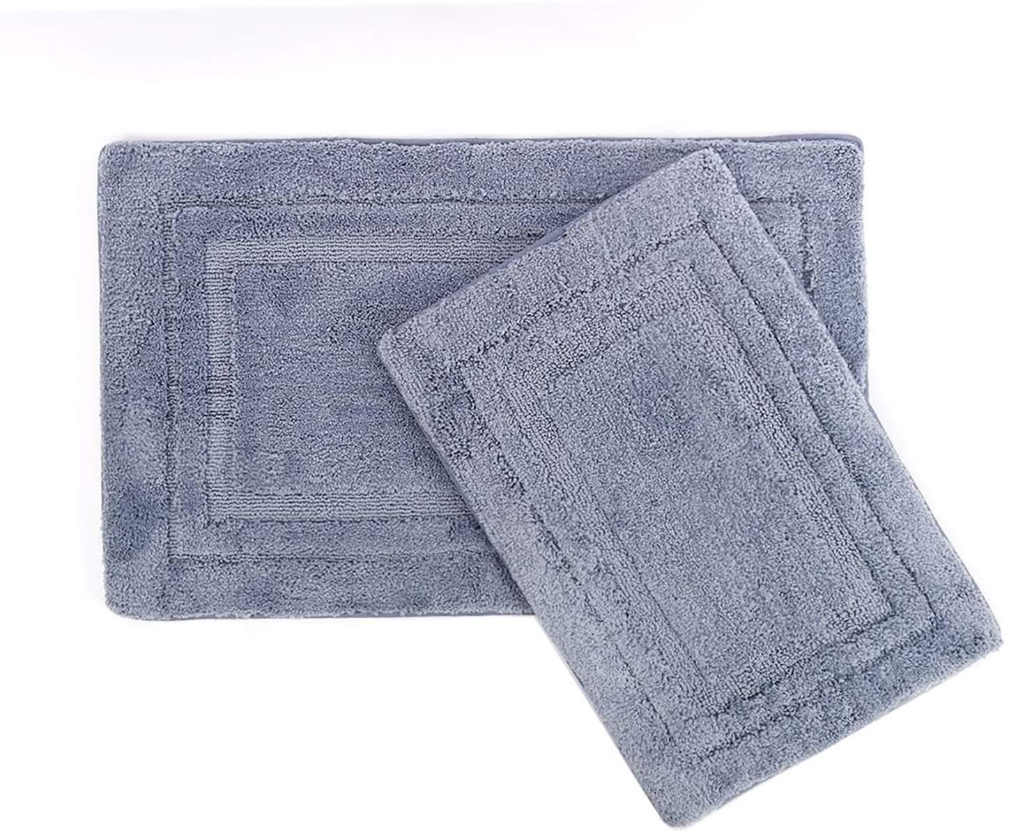 Premium WEIJ Thickened Bathroom Rugs Set - Ultra Soft & Super Absorbent Shaggy Bath Mats, Non-Slip Washable Carpet for Tub & Shower - 16