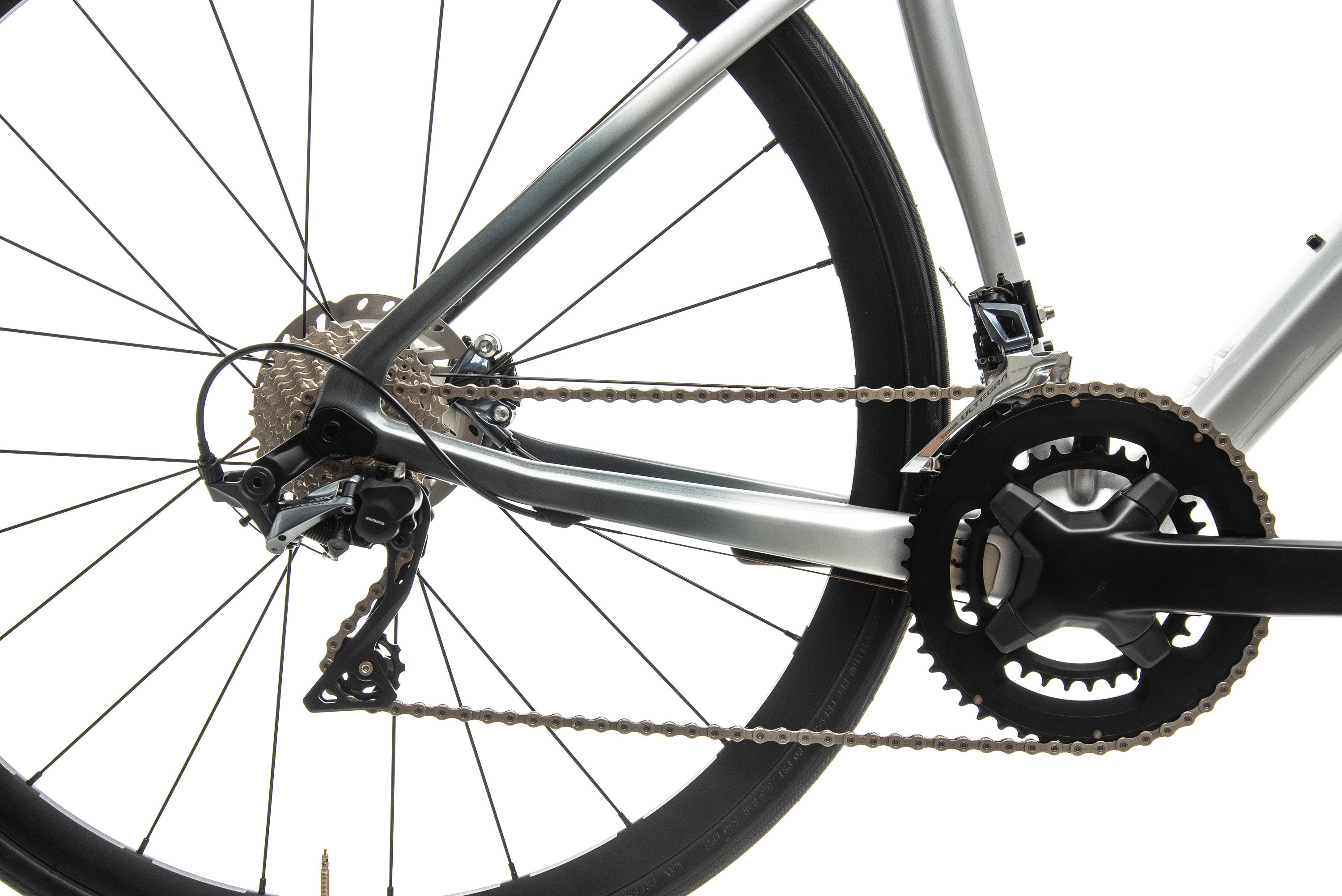 Argon 18 Krypton GF Disc Road Bike - Mercedes Benz Style Silver 47 - 2019 Model Medium Size | Perfect for Road Racing, Commuting & Fitness Cycling
