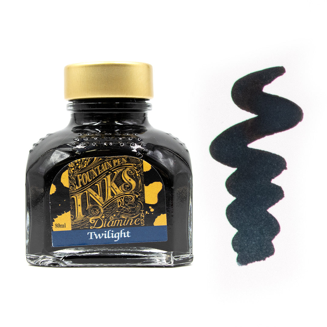 Premium Diamine Ink Bottle 80ml - Vibrant Fountain Pen Ink for Calligraphy, Journaling & Artistic Writing - Smooth Flow & Rich Colors
