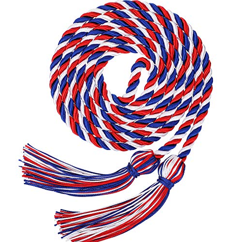 Blue Red With White