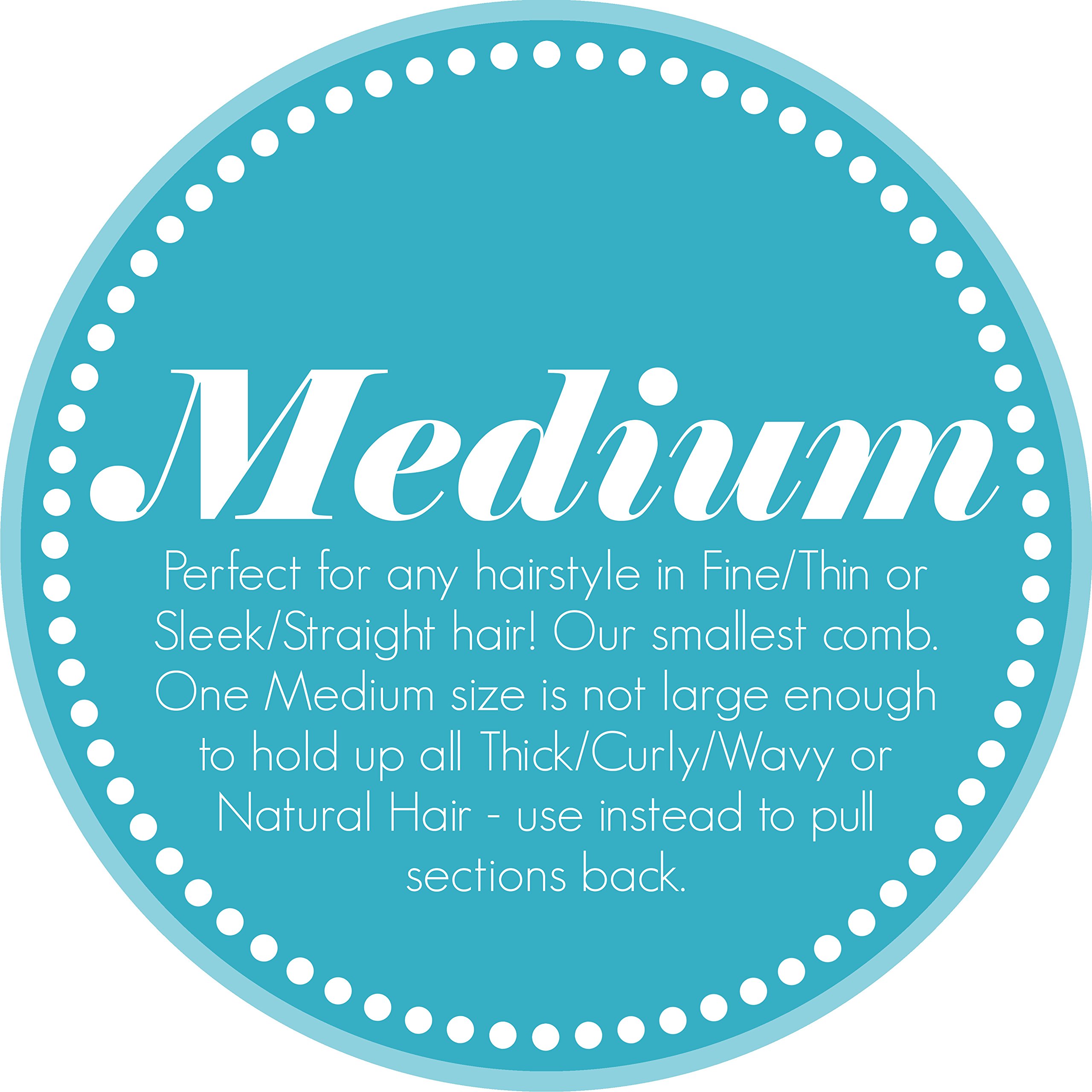 Original Comfy Comb - Double Sided Hair Brush for Fine, Thin & Wavy Hair - Easy Ponytail & Updo Hairstyles - Long Lasting Hold - Pretzel Brown - Perfect for Daily Styling, Salon Looks & Special Occasions