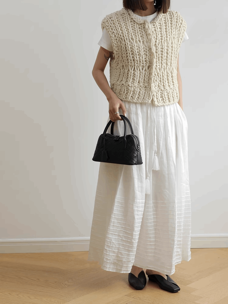 Stylish Woven Convertible Leather Handbag for Women - Crossbody, Shoulder & Tote Bag - Perfect for Work, Travel & Everyday Use