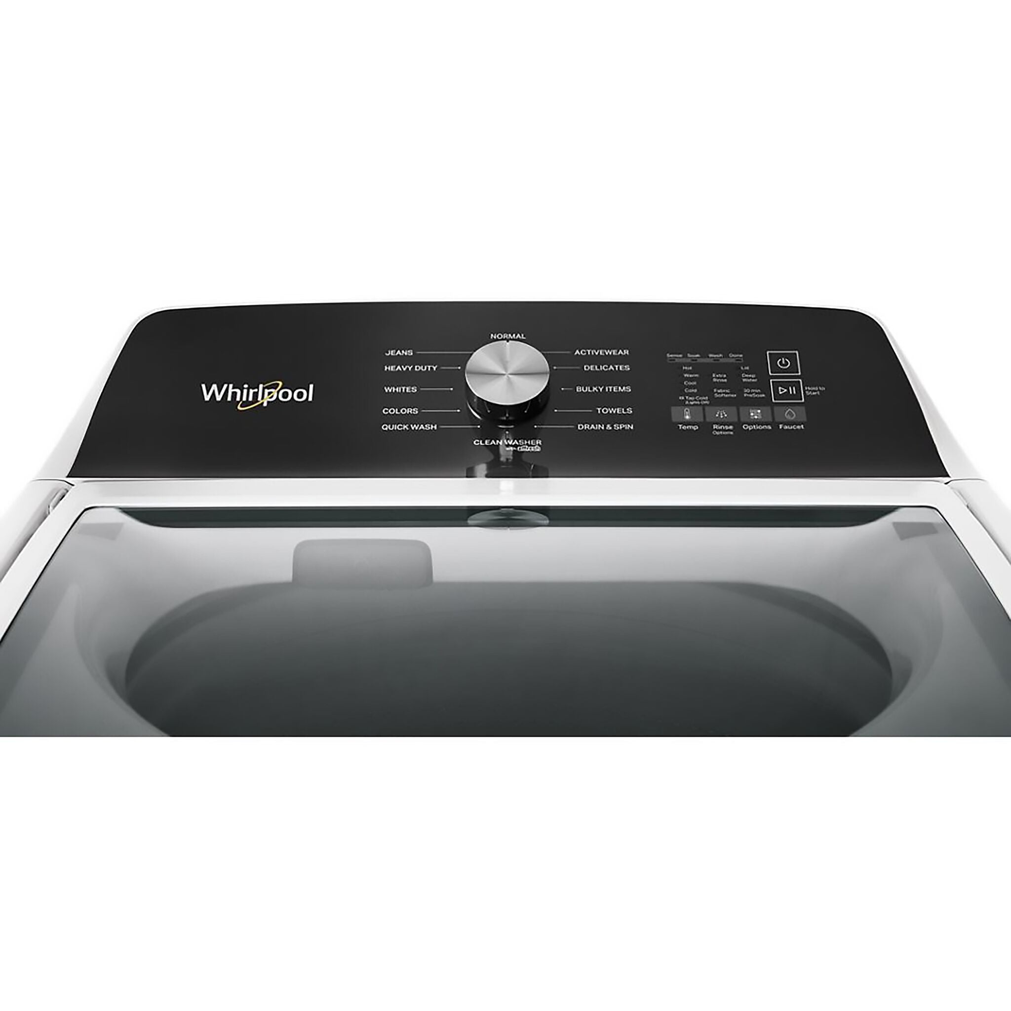 Whirlpool WTW5020SW 5.3 Cu.ft. White Top Load Washing Machine - Perfect for Laundry Rooms, Apartments & Small Homes