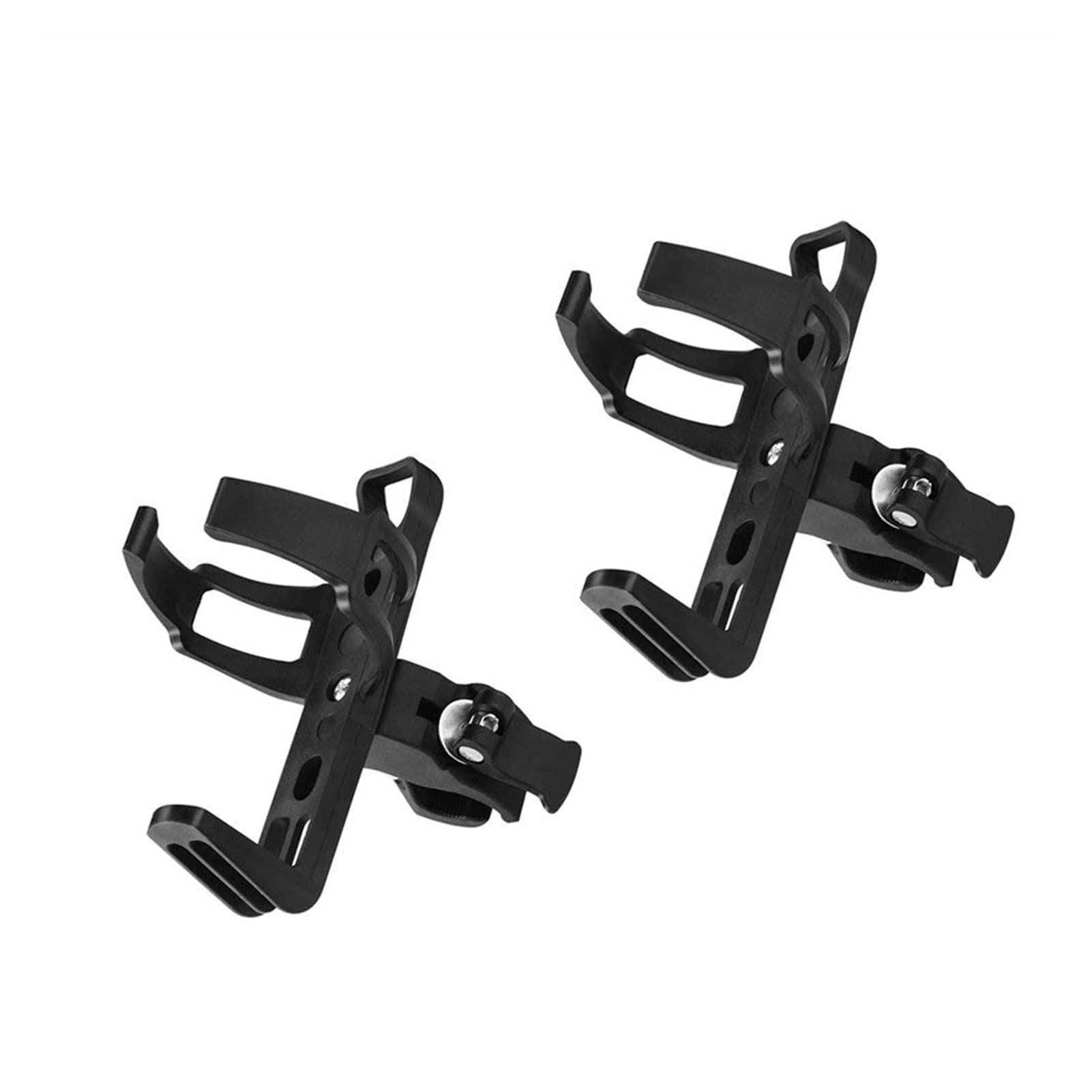 **2-Pack Rotatable Bike Water Bottle Holder - Plastic MTB Cup Cage Clip for Bicycles, Strollers & Motorcycles - Ideal for Cycling, Hiking & Outdoor Sports (Type A, 2 PCS)**