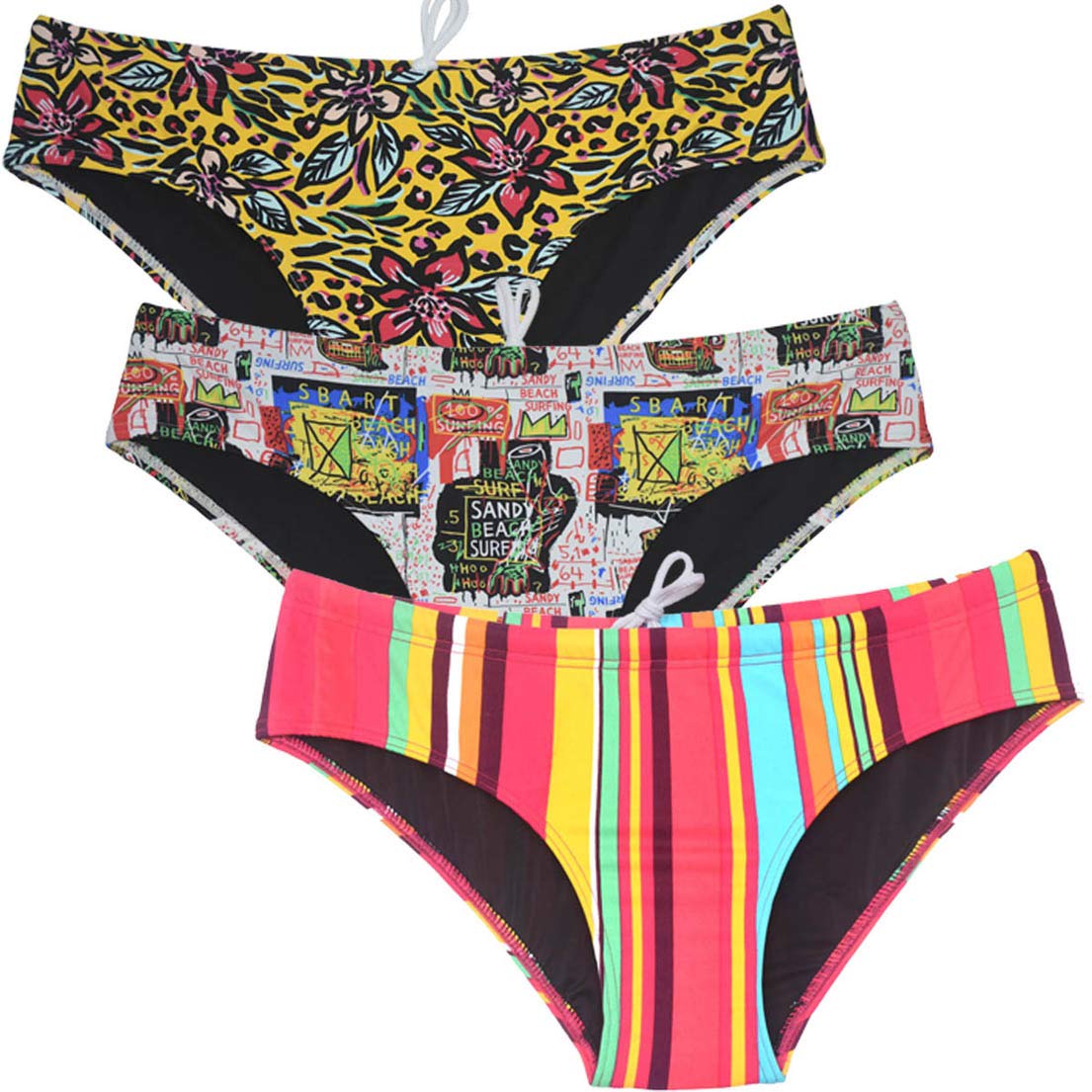 OROCOJUCO Men's Quick-Dry Swim Brief Bikini Swimwear - Comfortable Board Shorts for Surfing, Swimming & Beach Activities | Perfect for Pool, Gym & Water Sports